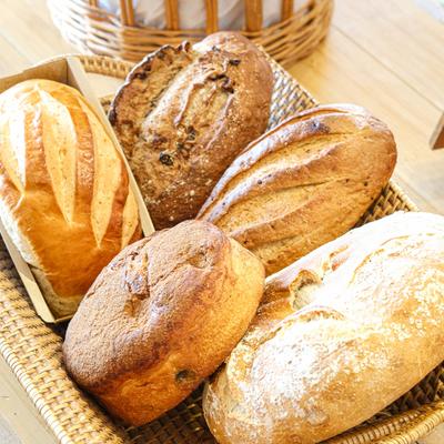 Different types of Rustic Bread.