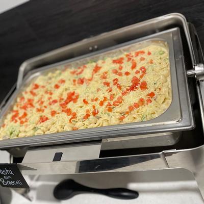 Pasta con Broccoli served buffet style for a private event in The Room @Mattingly's.