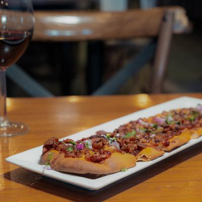 BBQ Chicken Flatbread.