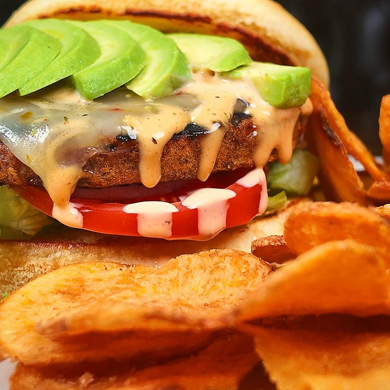 Jacked Avocado Bean Burger photo