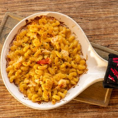 Lobster mac and cheese.