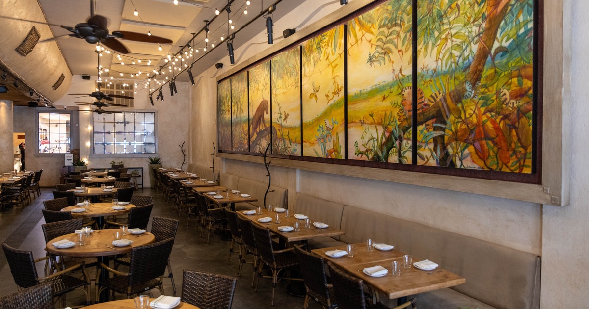 Interior, dining area