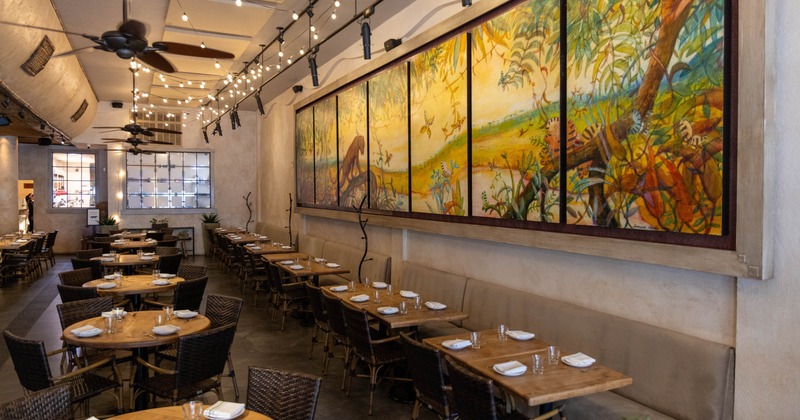 Interior, dining area