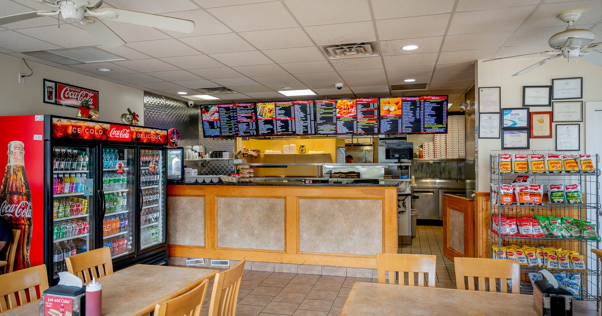 Interior, main dining area