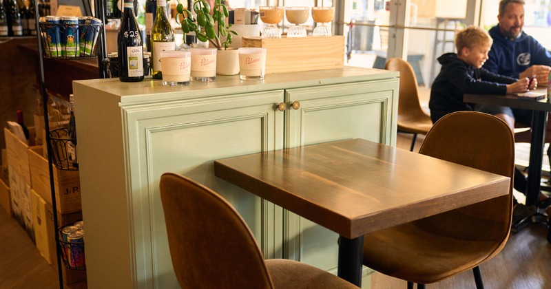 Interior seating space