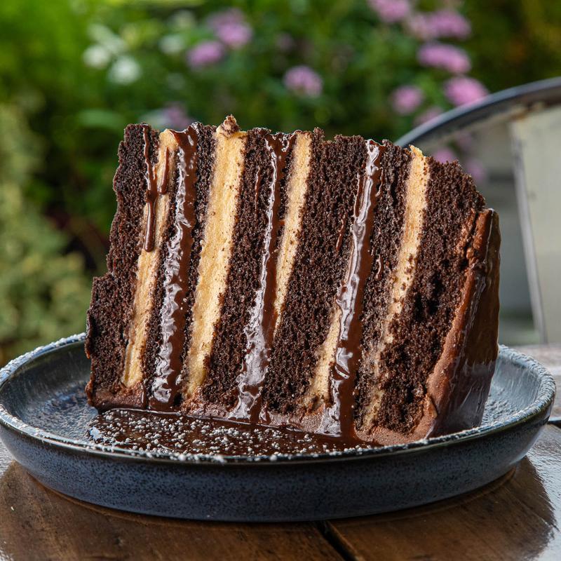 Chocolate Peanut Butter Doberge photo