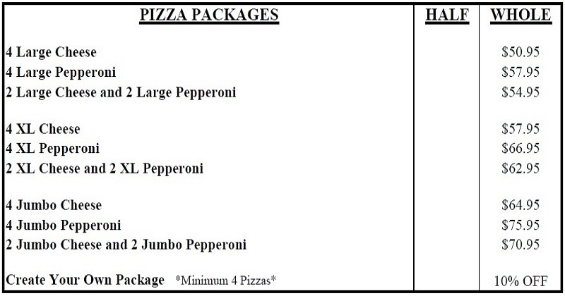 Catering Menu Part 3