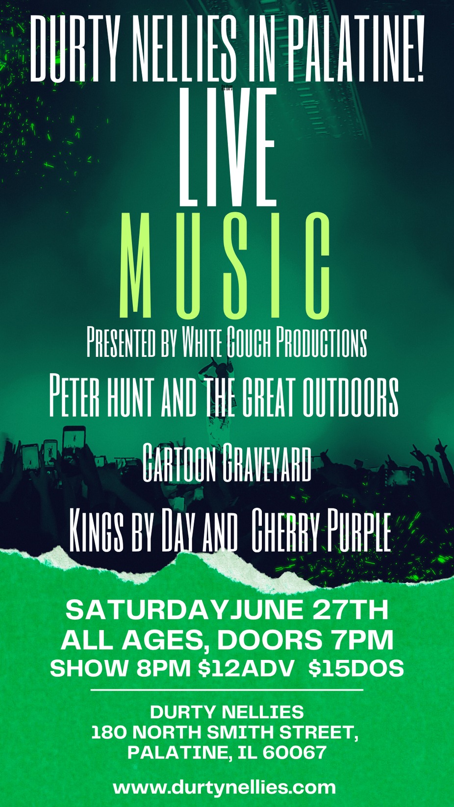 An exciting night of some of the best local original rock bands in the area event photo