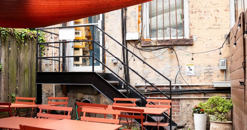 Exterior seating area