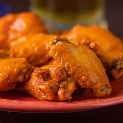 Grilled chicken closeup