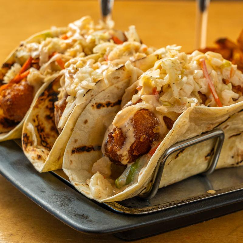 menu item 7 of 8, 3 Baja Cod Tacos