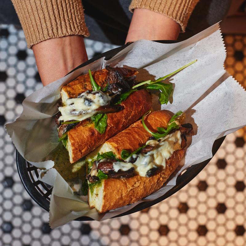Mushroom + Burrata Sandwich photo