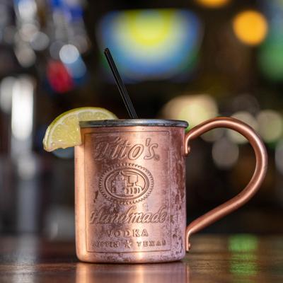 Moscow mule cocktail.