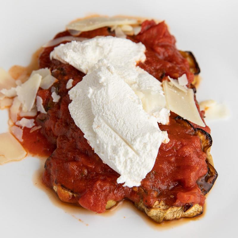 Eggplant Ricotta with Side Salad photo