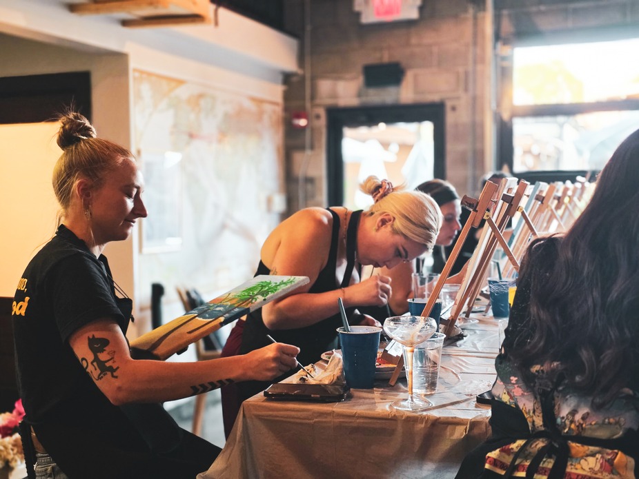 Arts and Drafts Paint Night event photo