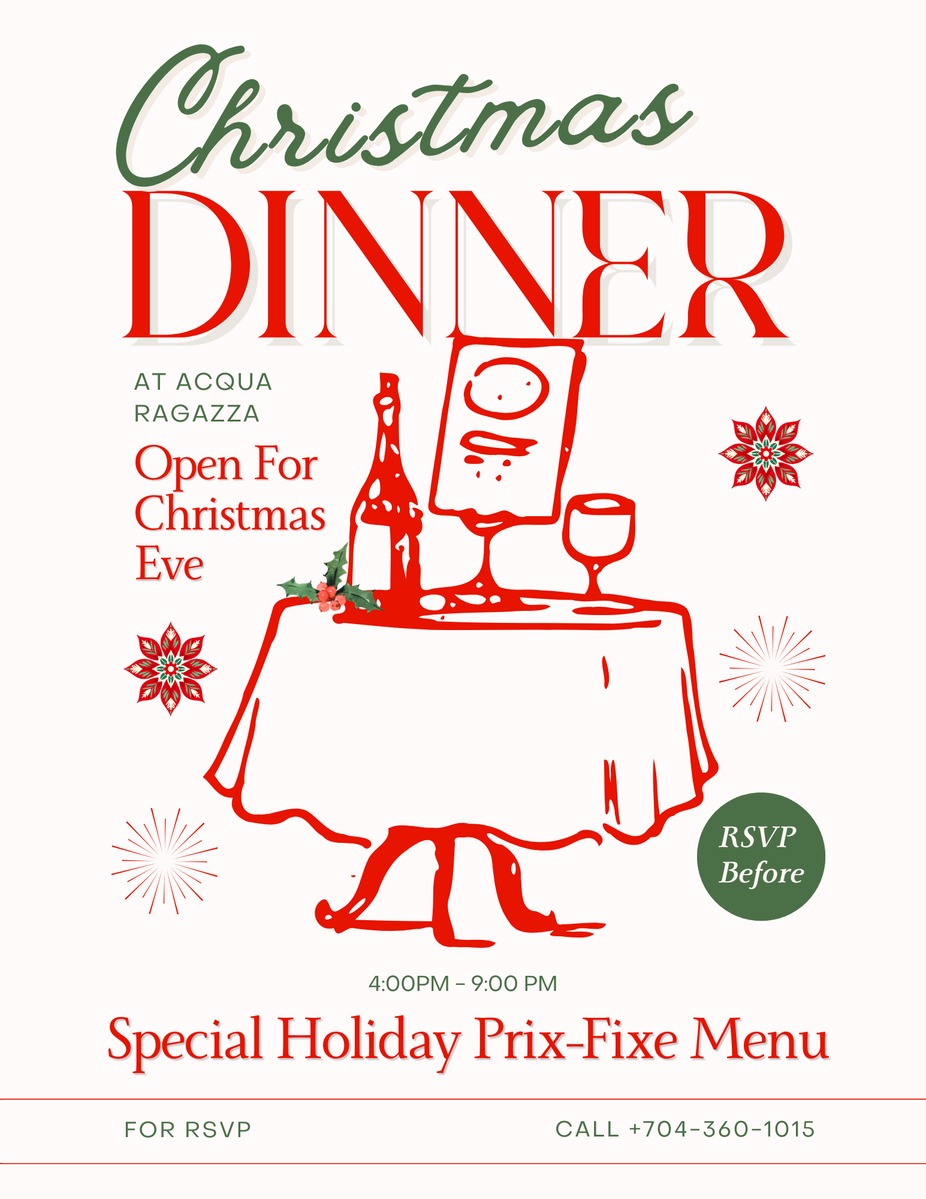 Christmas Eve at Acqua Ragazza event photo