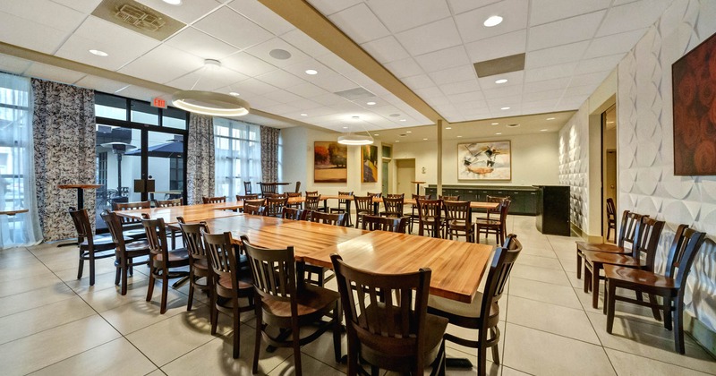 Interior, dining area