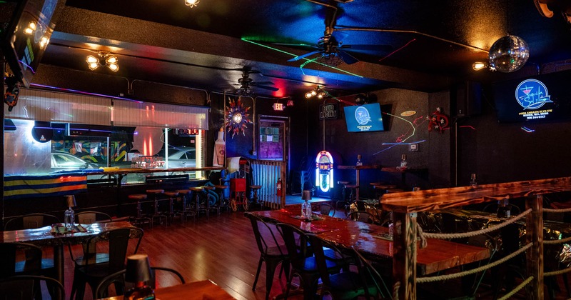 Interior, seating area