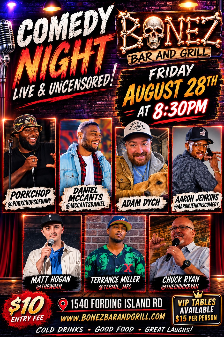 Bonez Monthly Comedy Show event photo