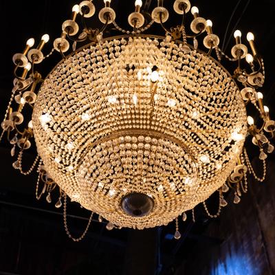 Interior, chandelier