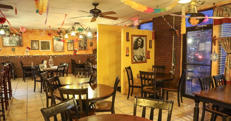 Interior, dining area