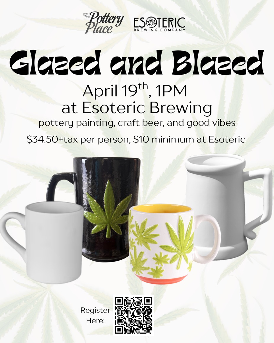 The Pottery Place Presents: Blazed & Glazed A Pottery Painting Event event photo