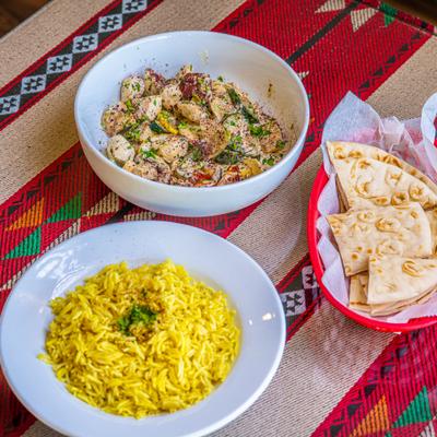 Creamy Chicken with Rice.