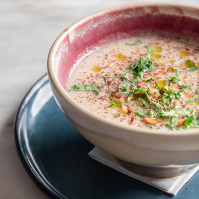 Creamy cauliflower soup