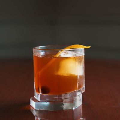 Old Fashioned cocktail.