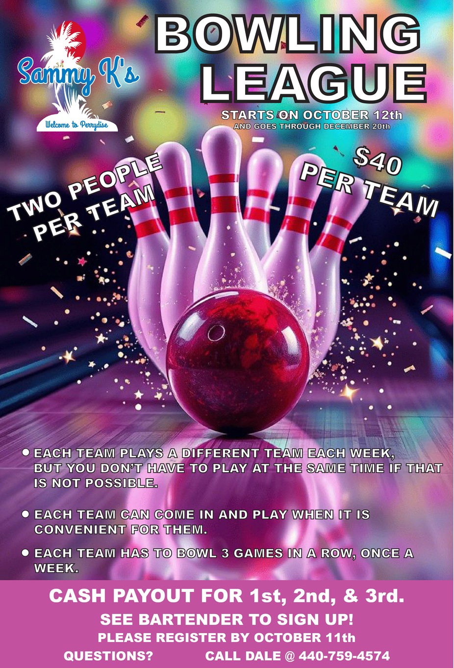 Bowling league event photo