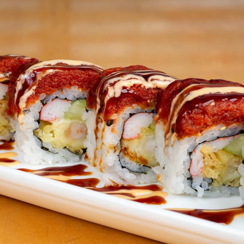 menu item 38 of 46, Red Sea Dragon Roll* (S)