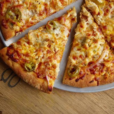 BBQ Chicken Pizza.