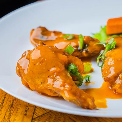Buffalo chicken wings.