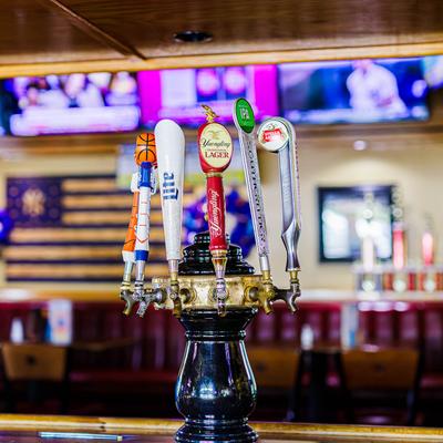 Interior, bar details.