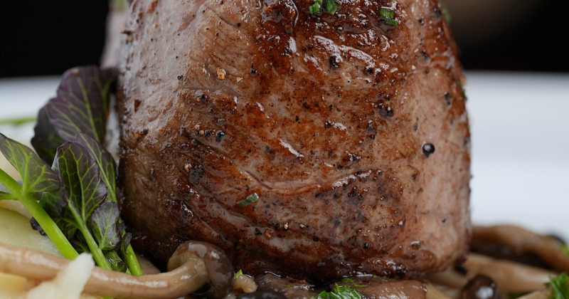 Filet Mignon served with sides