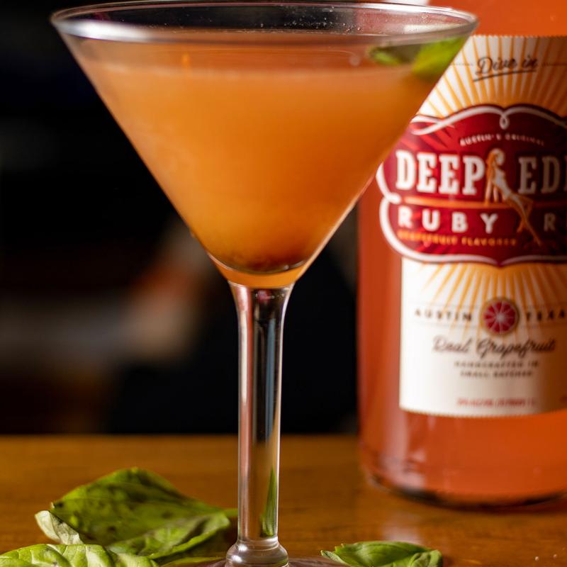 Blood Orange Basil Martini photo