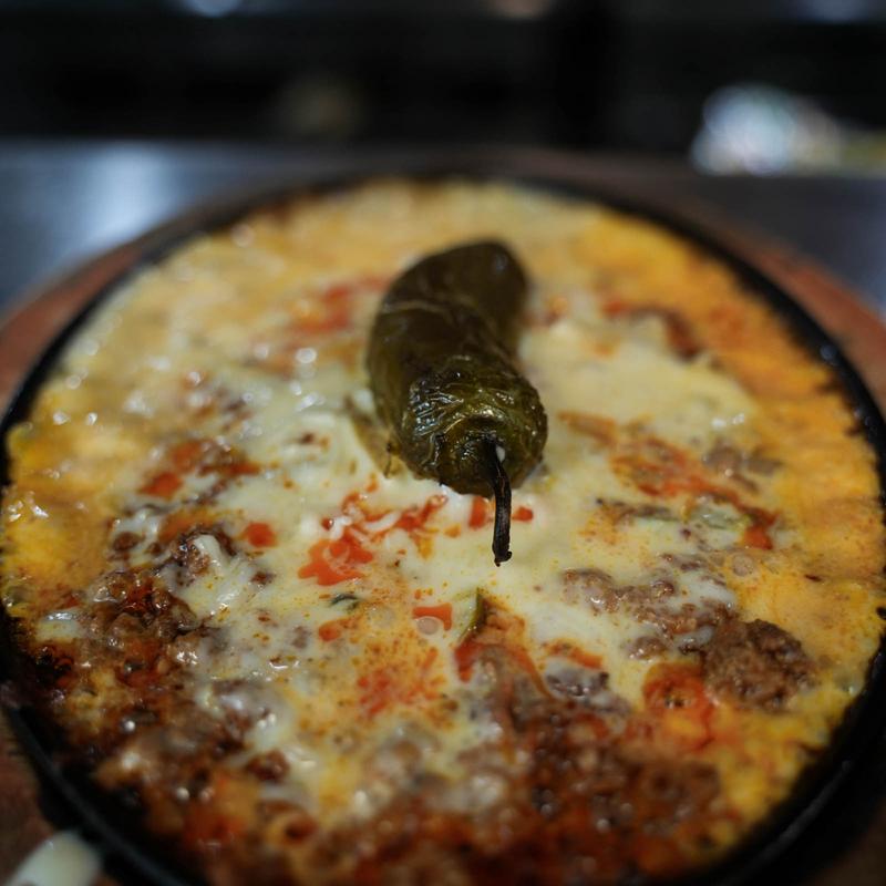 Choriqueso pan pizza