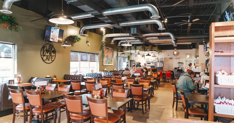 Interior seating space