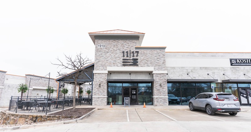 Exterior, view of the restaurant and parking lot