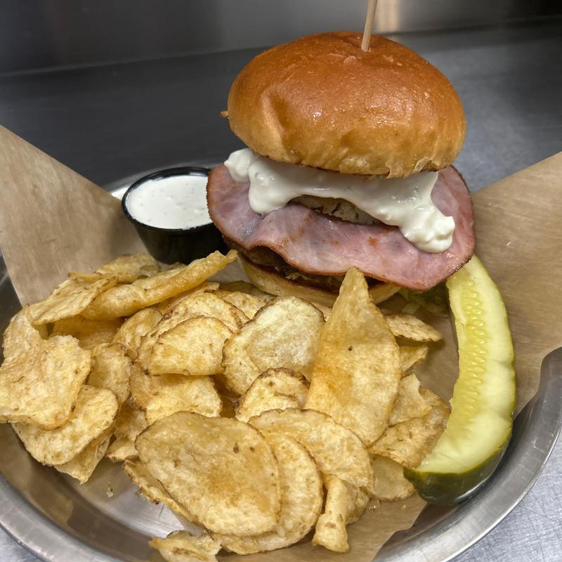 menu item 21 of 37, Hawaiian Burger