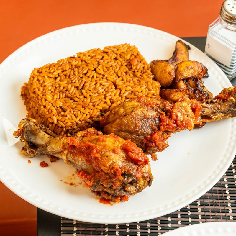 menu item 3 of 14, Jollof Rice Plate