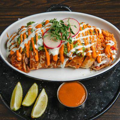 Surf and Turf Burrito.