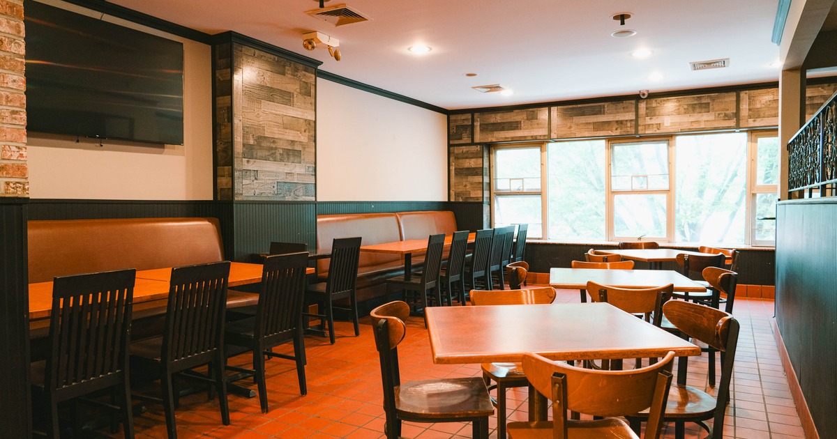 Interior, dining area