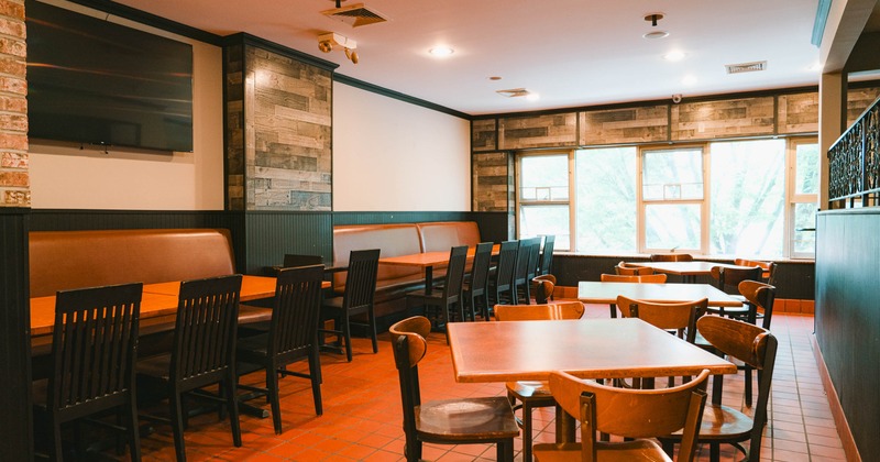 Interior, dining area
