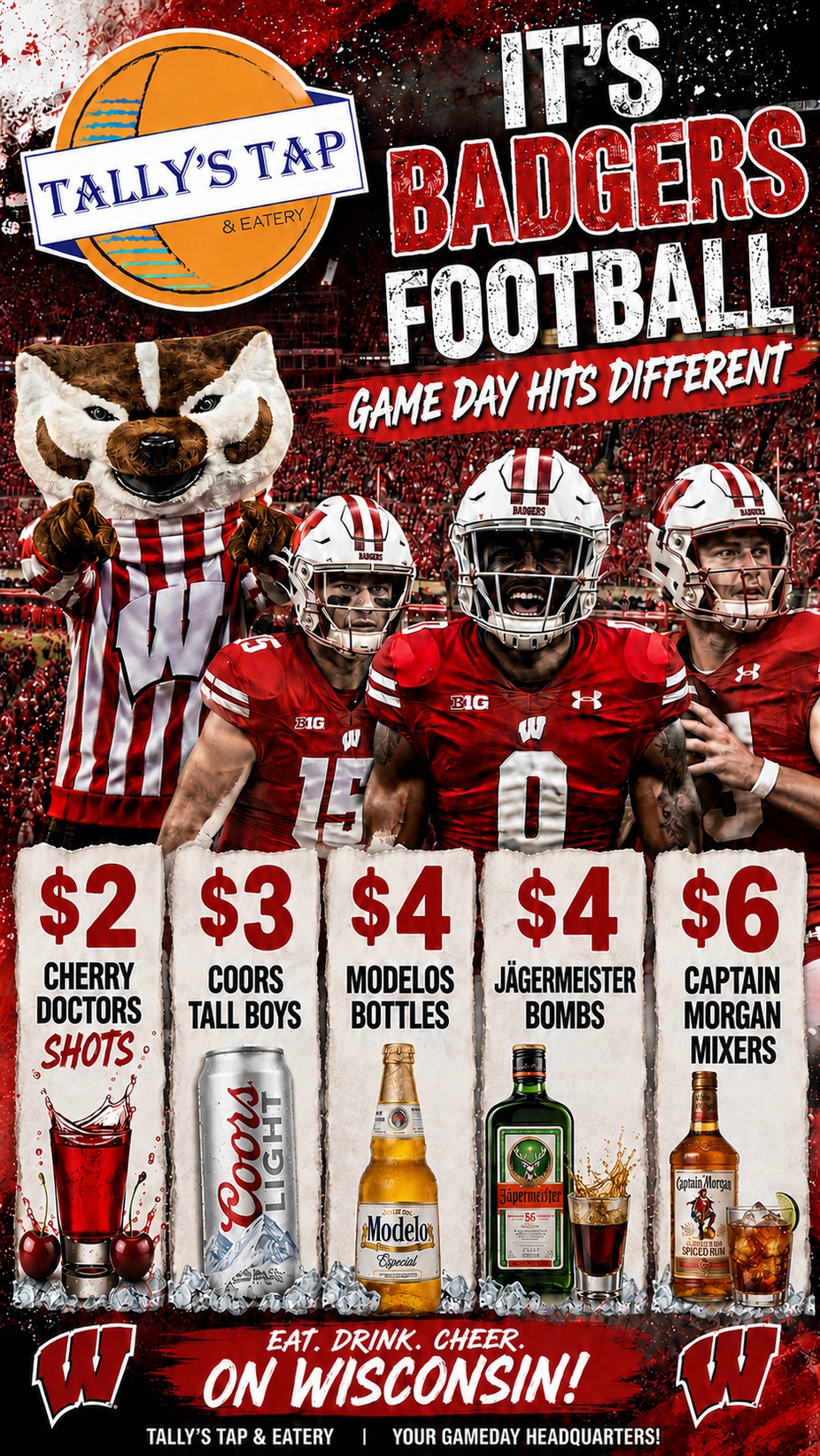 WISCONSIN BADGERS FOOTBALL! event photo