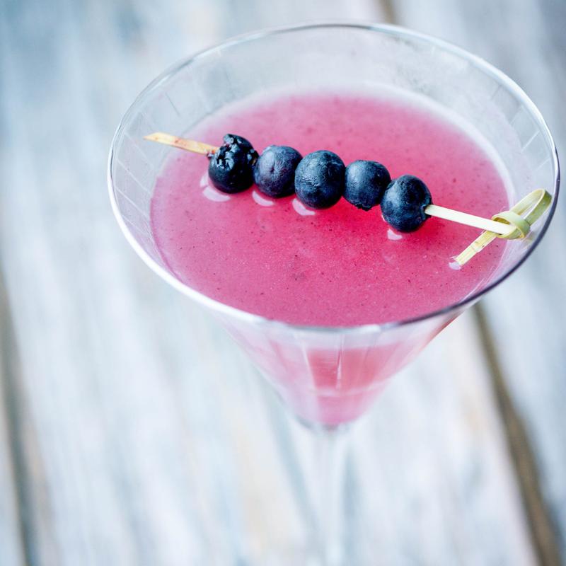 Blueberry Drop Martini photo