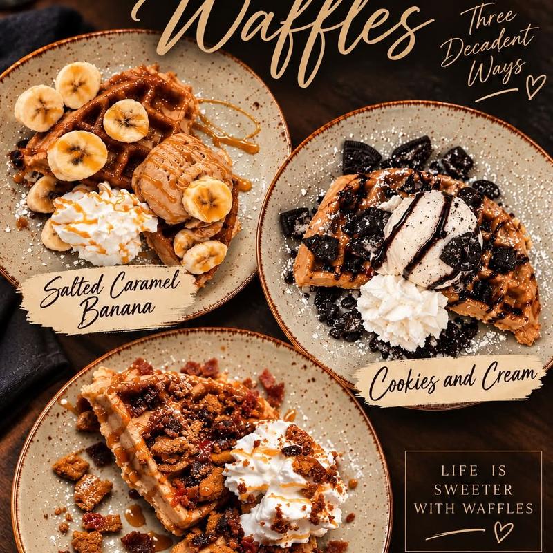 menu item 94 of 96, Belgian Waffles