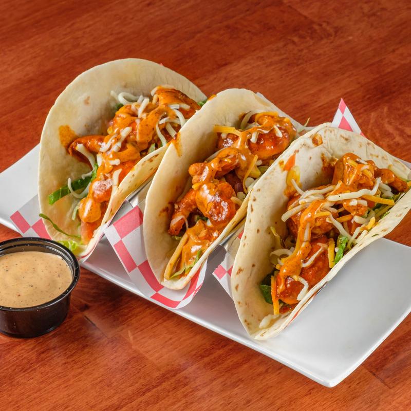 menu item 7 of 22, Loco's Shrimp Tacos