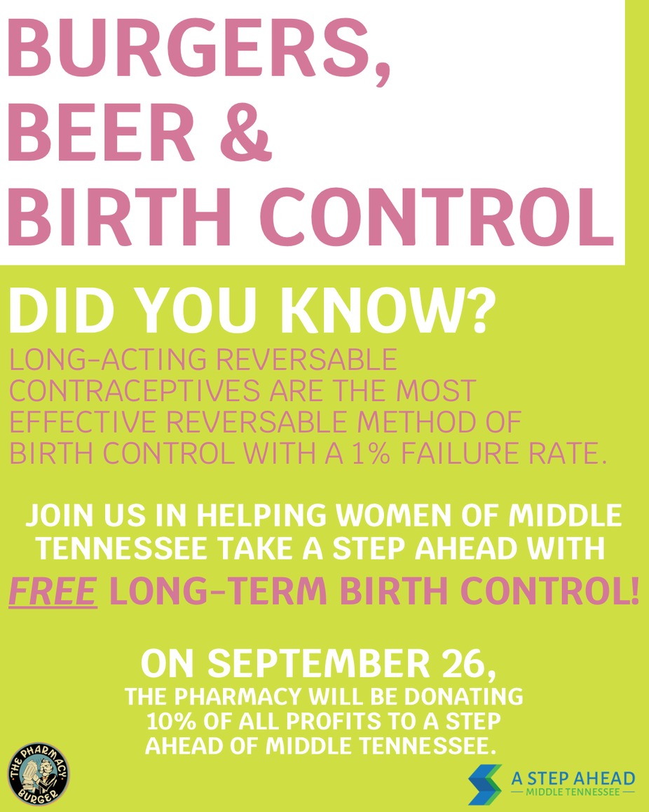 Burgers, Beer & Birth Control event photo