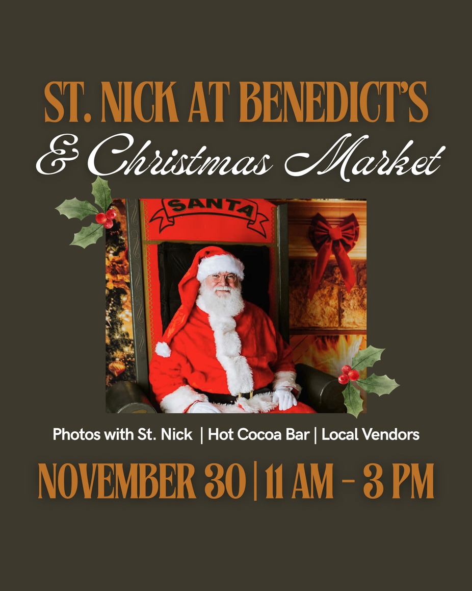 St. Nick at Benedicts & Christmas Market! event photo